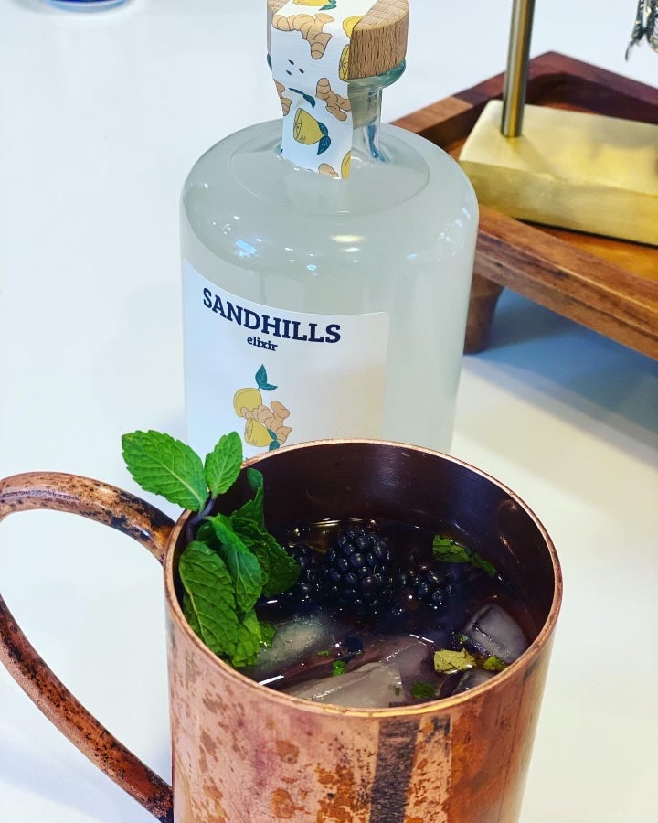 Blackberry Mint Mule